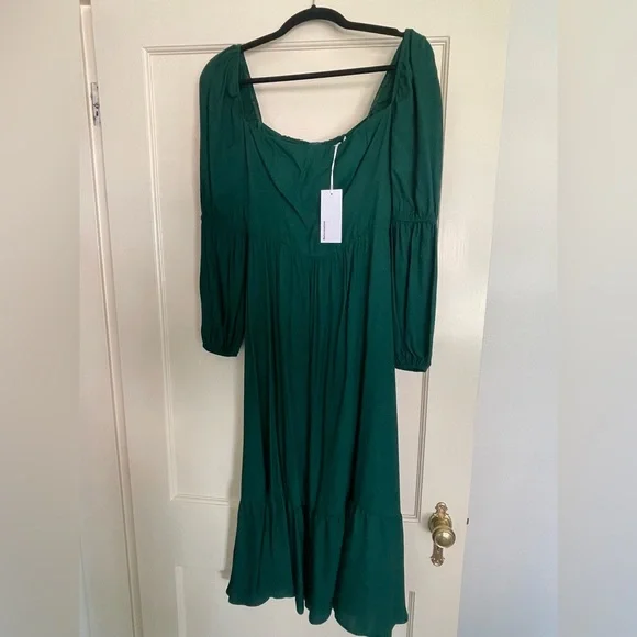cocktail dress green Holland Satin Cocktail Dress